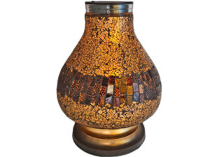 SOLAR SOLARNY ZNICZ LAMPION NA GRÓB KARAFA ZŁOTO