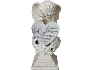 MĄŻ DLA MĘŻA ZNICZ SOLARNY ANIOŁ NA GRÓB