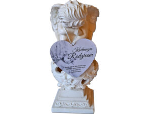 RODZICE RODZICOM ZNICZ FIGURKA SOLARNY ANIOŁ NA GRÓB