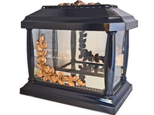 ZNICZ ZNICZE LAMPION NA GRÓB PANTEON RÓŻA ZŁOTO