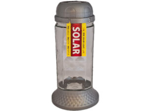 SOLAR SOLARNY ZNICZ ZNICZE LAMPION NA GRÓB 6890 SREBRO